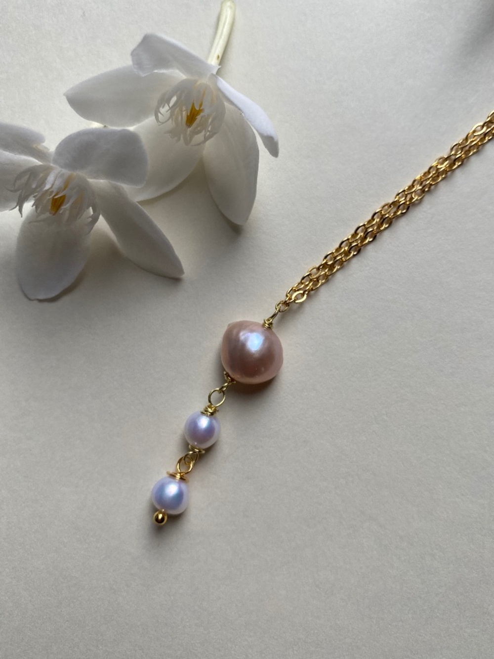 Handmade Freshwater Pearl Necklace